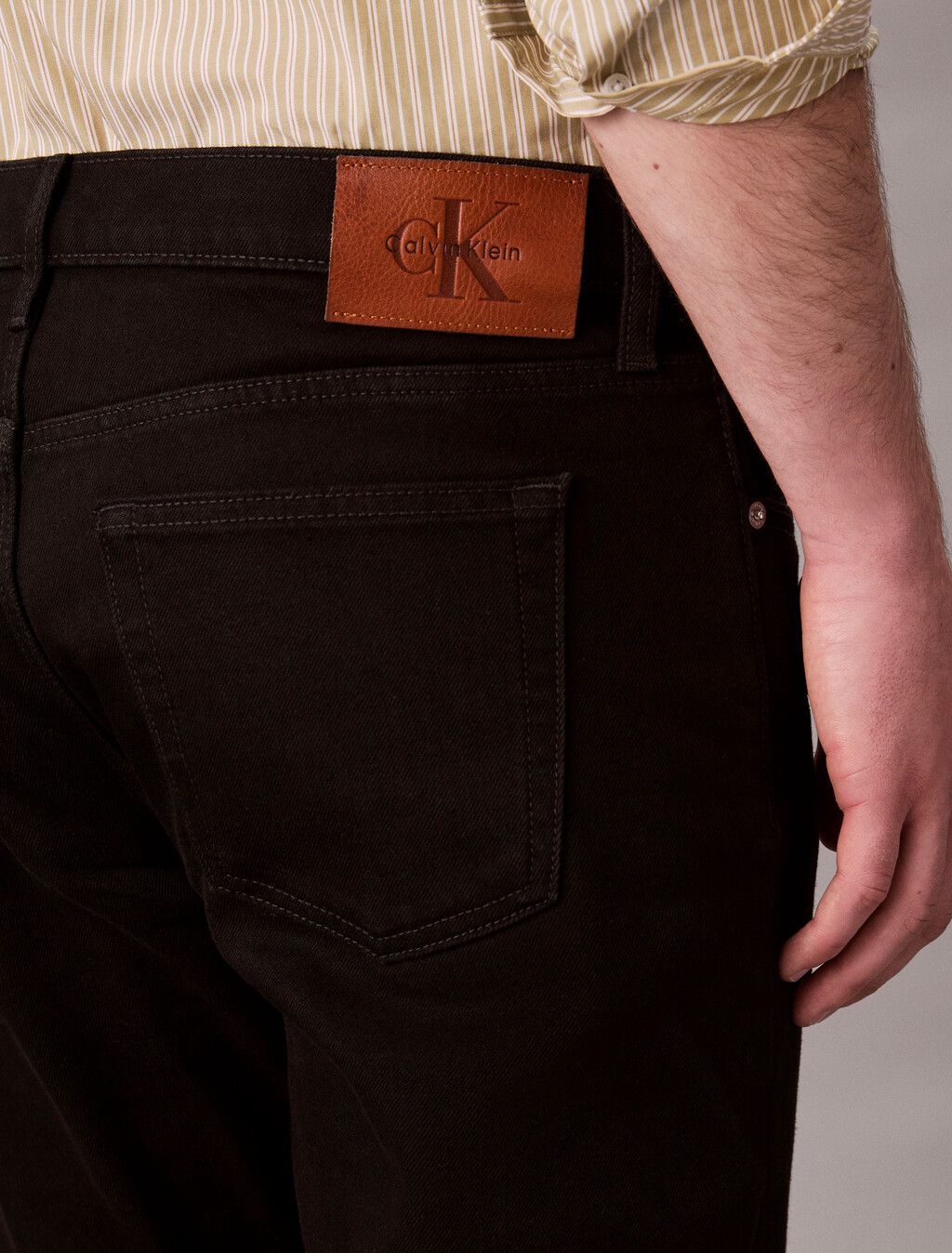 Calvin Klein - Quần jeans giữ ấm nam Slim Taper Thermal Jeans