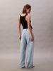 Calvin Klein - Quần jeans ống rộng nữ Linen Blend Wide Leg Jeans