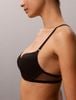Calvin Klein - Áo Ngực Nữ Black Geo Lace Push Up Plunge Bra