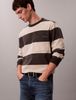 Calvin Klein - Áo Thun Tay Dài Nam Long Sleeve Sueded Stripe Pocket Tee