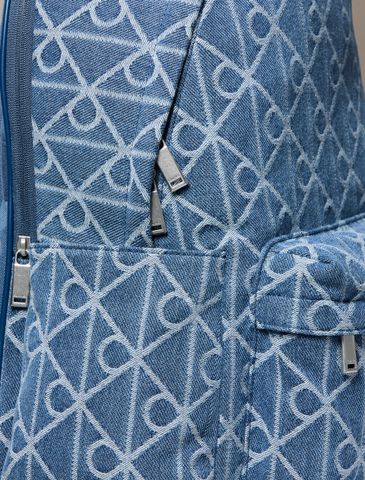 Calvin Klein - Ba Lô Nam Denim Logo Jacquard Backpack