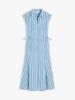 Tommy Hilfiger - Đầm Sơ Mi Nữ Tie Detail Cap Sleeve Midi Shirt Dress