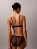 Calvin Klein - Áo Ngực Nữ Black Geo Lace Push Up Plunge Bra