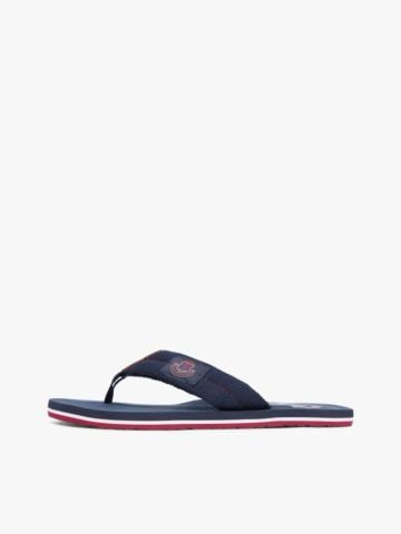 Tommy Hilfiger - Dép Xỏ Ngón Nam Crest Patch Webbing Strap Flip-Flops