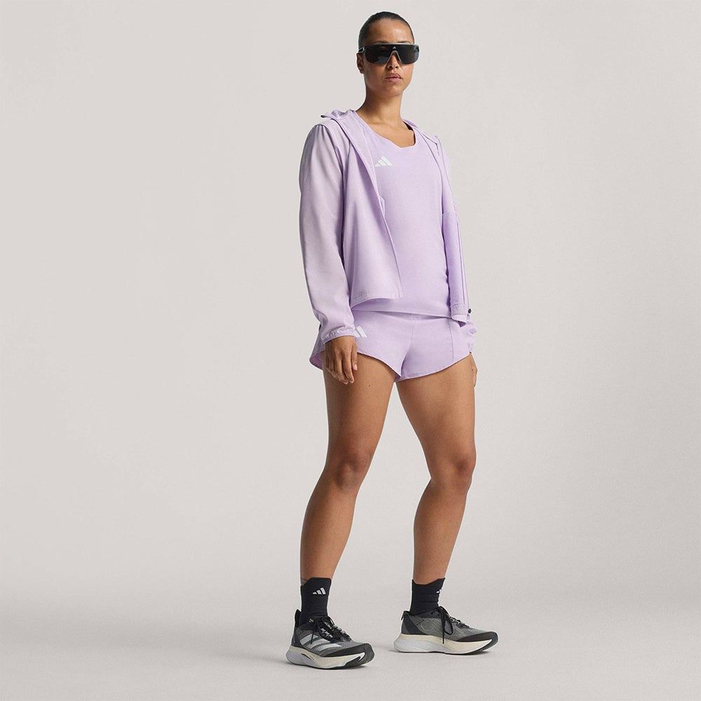 adidas - Áo thun ba lỗ chạy bộ Nữ Women's Adidas Adizero Essentials Running Tank - Purple