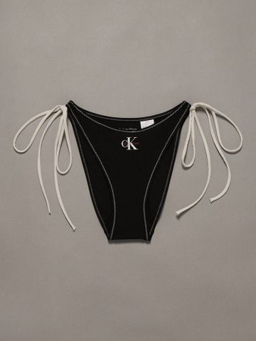 Calvin Klein - Quần Bikini Nữ Graphic Monogram Swim Side Tie Bikini Bottom
