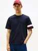Tommy Hilfiger - Áo thun tay ngắn nam Colour-Blocked Sleeve Interlock Knit T-Shirt