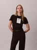 Calvin Klein - Áo Thun Tay Ngắn Nữ Kate Moss Classic Graphic Tee