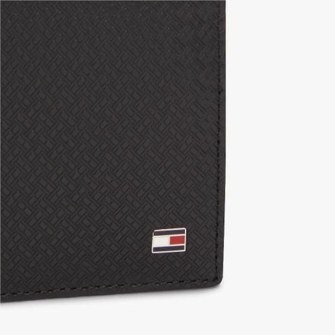 Tommy Hilfiger - Ví Nam Embossed Flag Leather Card And Coin Wallet