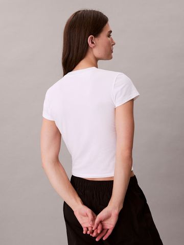 Calvin Klein - Áo Tay Ngắn Thể Thao Nữ Breathable Quick Dry Cropped Travel T-Shirt