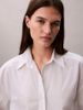 Calvin Klein - Áo Sơ Mi Nữ Poplin Relaxed Cropped Button-Down Shirt