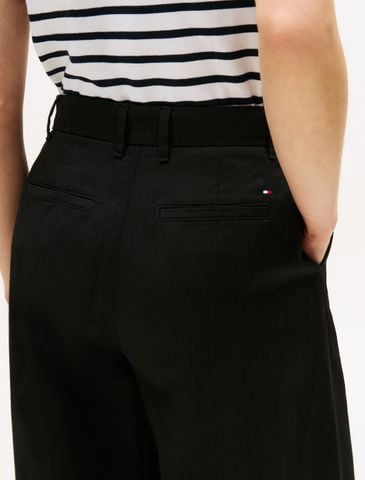 Tommy Hilfiger - Quần tây ống rộng nữ Asia Fit Tencel Linen Wide Leg Pant - 4