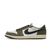 Nike - Giày Thời Trang Nam Air Jordan 1 Low OG Medium Olive and Summit White