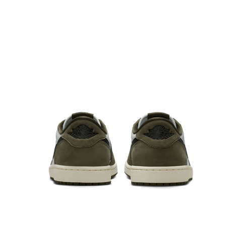Nike - Giày Thời Trang Nam Air Jordan 1 Low OG Medium Olive and Summit White