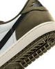 Nike - Giày Thời Trang Nam Air Jordan 1 Low OG Medium Olive and Summit White