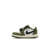 Nike - Giày Thời Trang Nam Air Jordan 1 Low OG Medium Olive and Summit White