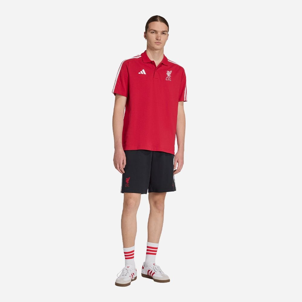 adidas - Áo thun đá banh Nam Men's Adidas Liverpool Dna Polo - Red
