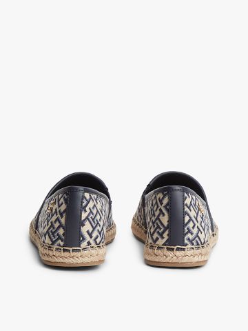 Tommy Hilfiger - Giày Búp Bê Nữ TH Monogram Plaque Jacquard Espadrilles