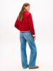 Tommy Hilfiger - Áo len tay dài Nữ Metal Flag Relaxed Quarter-Zip Jumper