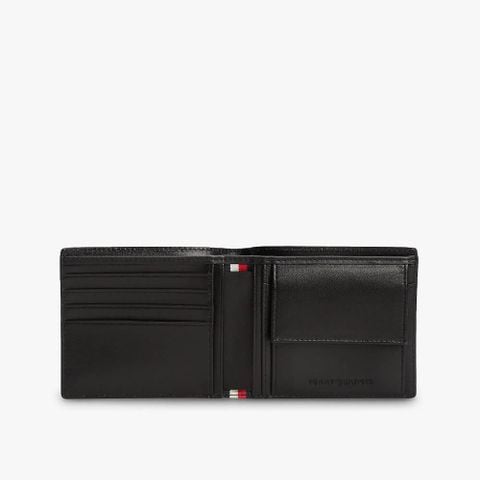 Tommy Hilfiger - Ví Nam Embossed Flag Leather Card And Coin Wallet