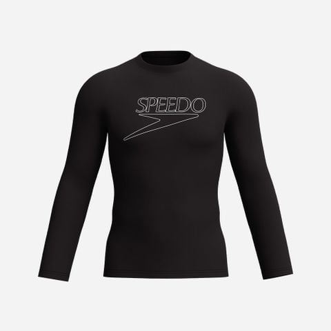 Speedo - Áo Rashguard Nam Endurance+ Long Sleeve Logo UV Shirt