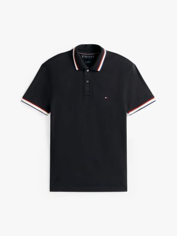 Tommy Hilfiger - Áo thun có cổ polo tay ngắn nam Cuff Interest Slim Fit Polo
