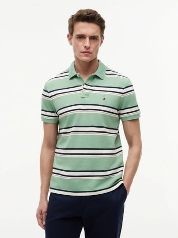 Tommy Hilfiger - Áo Thun Có Cổ Nam Varied Roadmap Stripe Regular Polo