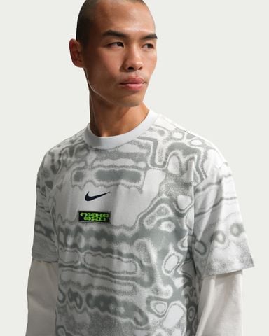 Nike - Áo Tay Ngắn Thể Thao Nam Nike Loose Am Day All Over Print Tee