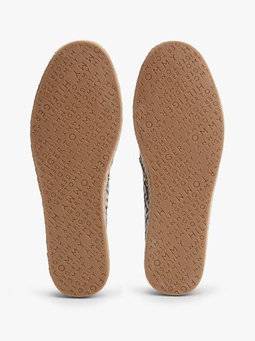 Tommy Hilfiger - Giày Búp Bê Nữ TH Monogram Plaque Jacquard Espadrilles