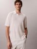 Calvin Klein - Áo Thun Có Cổ Nam Linen Blend Open Collar Polo Shirt