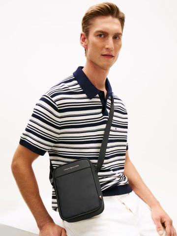Tommy Hilfiger - Túi Đeo Chéo Nam Metal Logo Crossbody Reporter Bag - 2