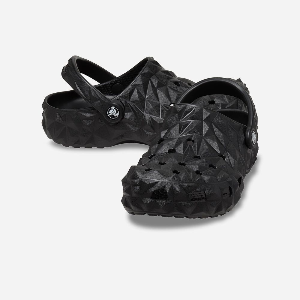 Crocs - Xăng đan nam nữ Classic Geometric Black Lifestyle