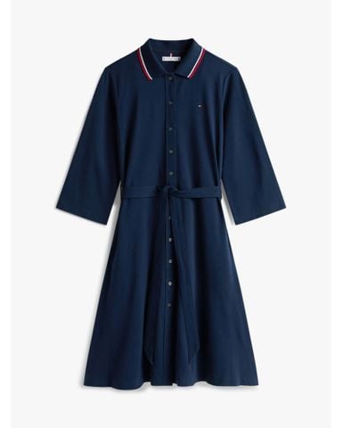 Tommy Hilfiger - Đầm nữ TH Buttoned Slim Polo Dress - 2