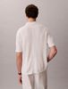 Calvin Klein - Áo Thun Có Cổ Nam Linen Blend Open Collar Polo Shirt