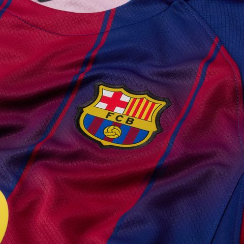 Nike - Áo Tay Ngắn Thể Thao Trẻ Em FC Barcelona Dri-FIT Stadium Home