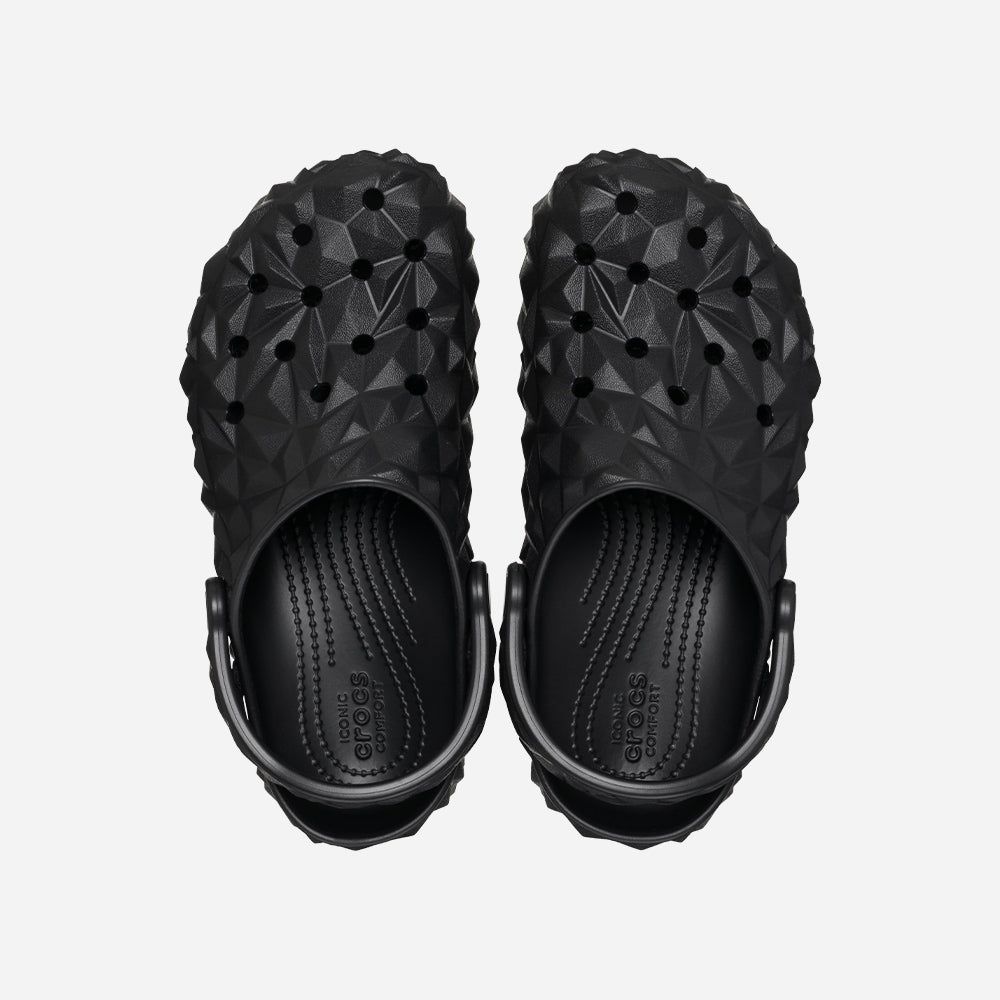 Crocs - Xăng đan nam nữ Classic Geometric Black Lifestyle