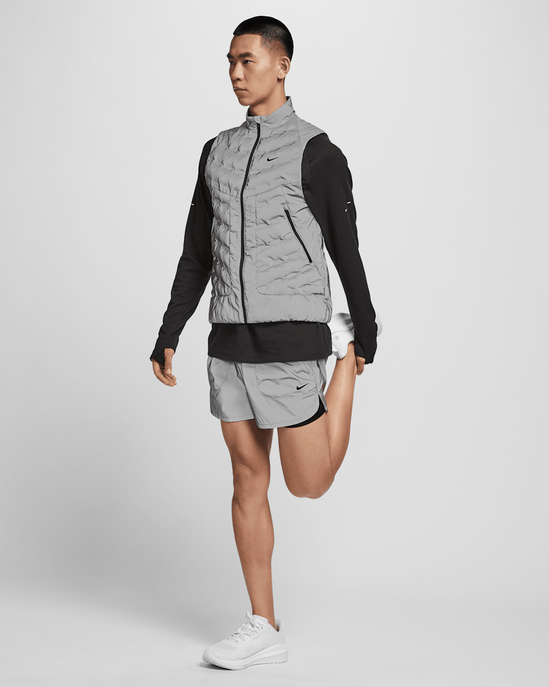 Nike - Quần ngắn chạy bộ Nam Men's 2-in-1 Reflective Design Running Shorts