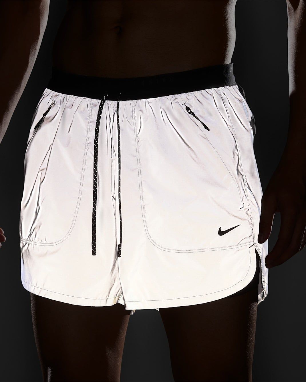 Nike - Quần ngắn chạy bộ Nam Men's 2-in-1 Reflective Design Running Shorts