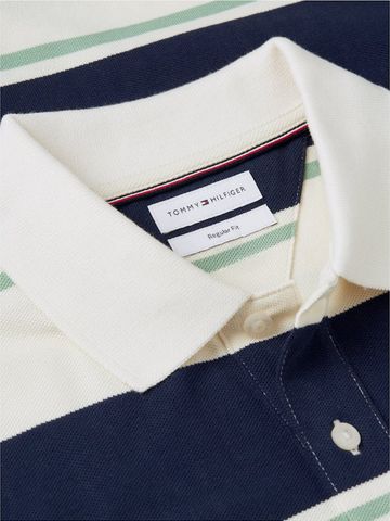 Tommy Hilfiger - Áo Thun Có Cổ Nam Regular Fit Pique Stripe Polo Shirt