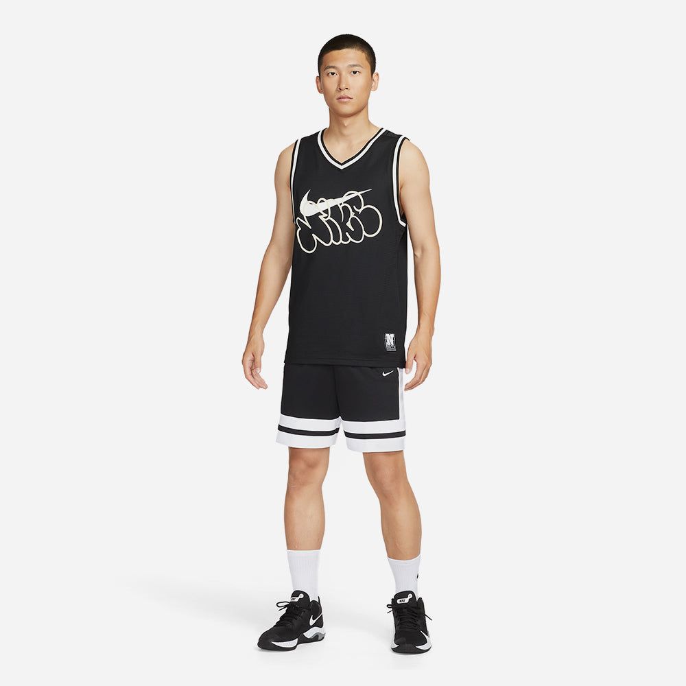 Nike - Quần ngắn bóng rổ Nam Men's Dri-Fit Classic 8 Inch Basketball Shorts - Black