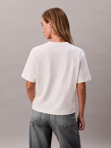 Calvin Klein - Áo Thun Tay Ngắn Nữ Cocktail Logo Graphic Boxy T-Shirt