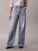 Calvin Klein - Quần Jean Dài Nữ Wide Leg Light Wash 37.5 Jeans