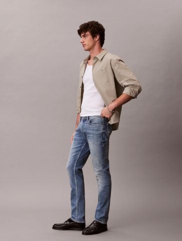 Calvin Klein - Quần Jean Dài Nam Slim Monte Indigo Italian Jean
