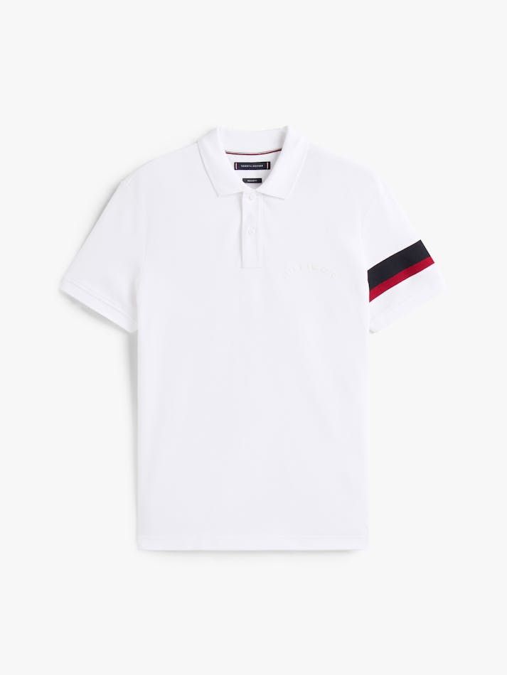 Tommy Hilfiger - Áo thun có cổ polo tay ngắn nam RWB Sleeve Tape Polo