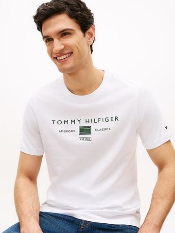Tommy Hilfiger - Áo Thun Tay Ngắn Nam Jersey Logo T-Shirt