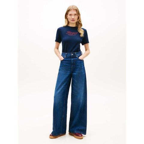 Tommy Hilfiger - Áo Thun Tay Ngắn Nữ Fun Graphic Regular Crew Neck Short Sleeve Tee