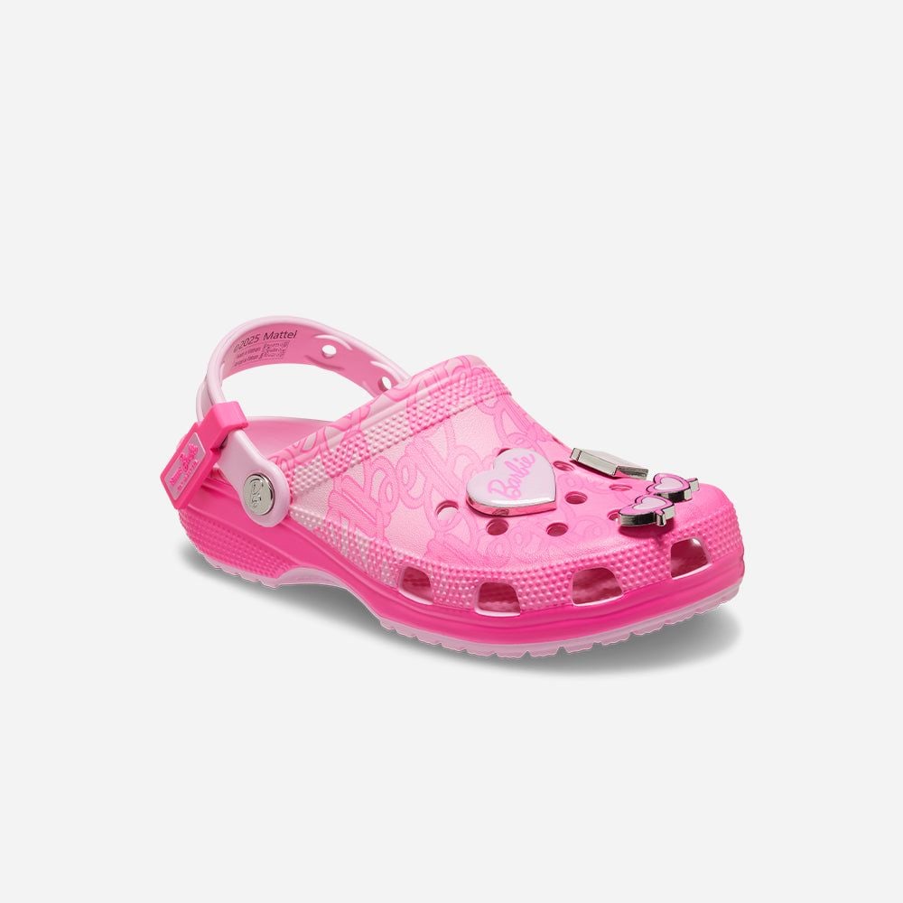 Crocs - Xăng đan nam nữ Mattel Pink Barbie Classic Clog Clog Multi Lifestyle