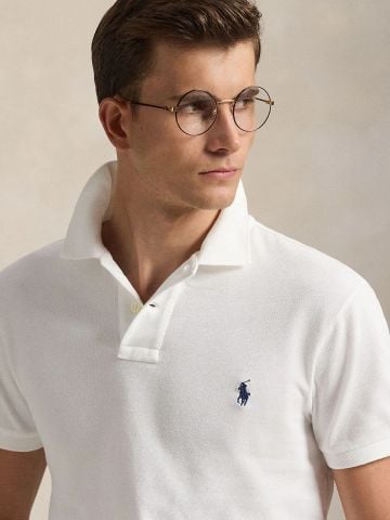 Ralph Lauren - Áo Thun Có Cổ Nam Slim Fit Mesh Polo Shirt