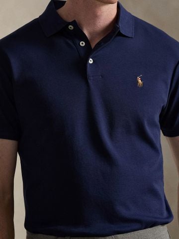 Ralph Lauren - Áo Thun Có Cổ Nam Slim Fit Soft-Touch Polo Shirt
