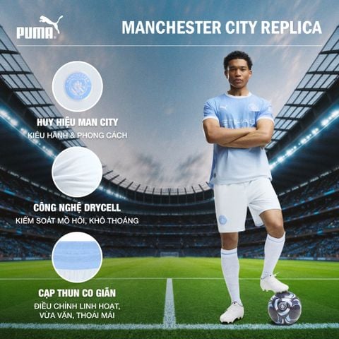 Puma - Quần Ngắn Thể Thao Nam MCFC Shorts Replica